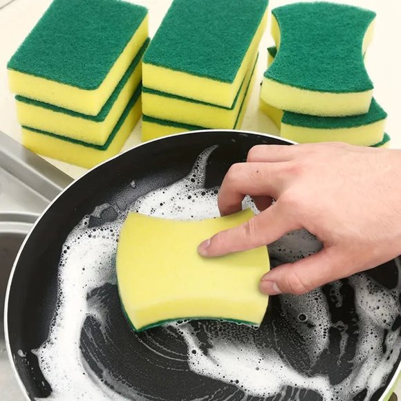 10/30pcs Polyester Cleaning Sponge, Daily Cleaning Sponge For Kitchen - Picture 5 of 8
